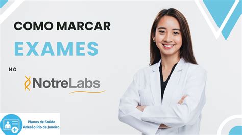 notrelabs marcar exame.